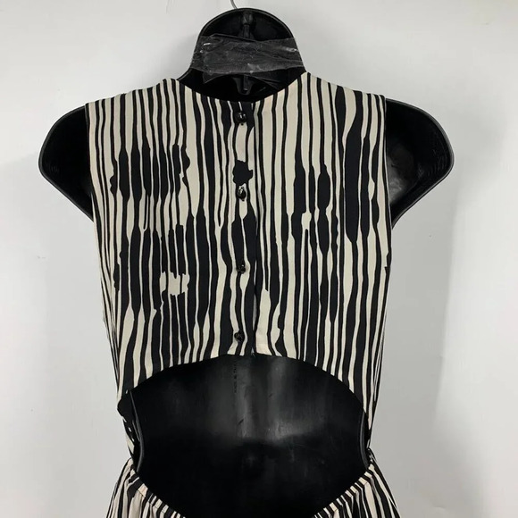 Alice + Olivia Women's Lexa V Neck 100% Silk Ruched‎ Maxi Dress Size 2 NWT $595 - Picture 5 of 16